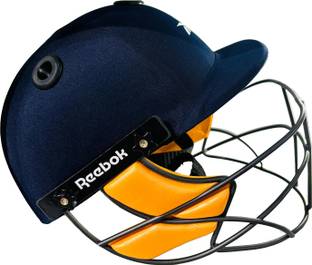 REEBOK Blaze (Steel Grill) M-Size, (Adjustable + Lightweight) Cricket Helmet
