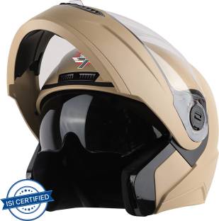 Steelbird SBA-7 Wings ISI Certified Flip-Up for Men and Women Motorbike Helmet