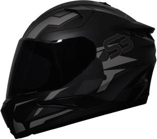 Steelbird SBH-17 Terminator Full Face Graphic Motorbike Helmet