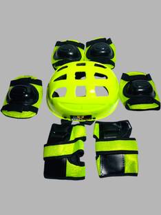 HouseOfCommon skating helmet kit for kids– Helmet, Knee Pads, Elbow Pads & Wrist Guards Skating Kit