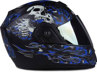 urban carrier ABS Ghost Rider Full Face Rainbow Visor Motorbike Helmet