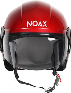 NOAX Nano Red Without indicator half face stylish helmet Motorbike Helmet