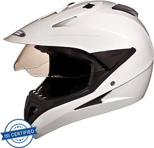 STUDDS Motocross with Visor Motorbike Helmet