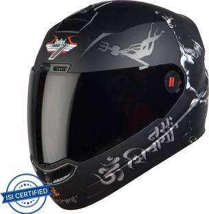Steelbird Mahdev Matt Motorbike Helmet