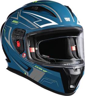 ROYAL ENFIELD Speedx ISI & DOT Certified Full Face Helmet with Pinlock Insert Visor Motorbike Helmet