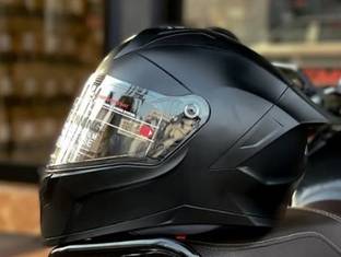 VEGA Sonic Full Face Sports Black Large Size Motorbike Helmet
