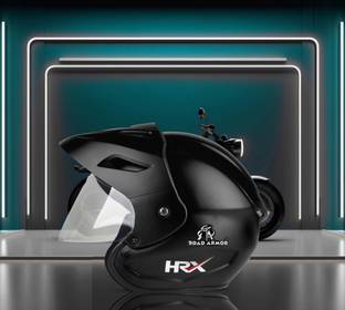 ROAD ARMOR New ABS Material Flip Up Full Face Stylish with Plain Visor Motorbike Helmet Motorbike Helmet
