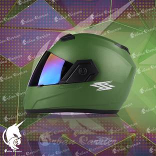 urban carrier ABS Material Full Face Rainbow Visor Helmet, UV Scratch Resistance Motorbike Helmet