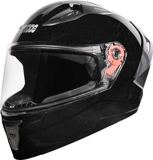 STUDDS Raider Super ISI Certified Full Face Helmet with Spoiler and Clear Visior Motorbike Helmet