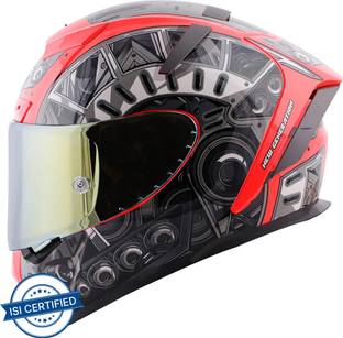 Steelbird SA-2 Terminator 2.0 Aerodynamic Full Face Helmet Motorbike Helmet