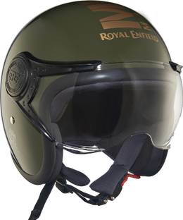 ROYAL ENFIELD MLG Open Face with Visor Motorbike Helmet