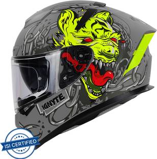 IGNYTE IGN-4 Hyena ISI/DOT Certified Full Face Graphics Helmet Motorbike Helmet
