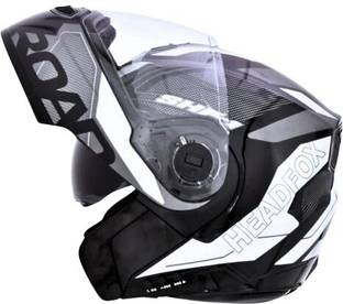 HEADFOX N2 Air 7 Smart Bluetooth Calls | Music | GPS | Waterproof | Voice Asst. Road DV Motorbike Helmet