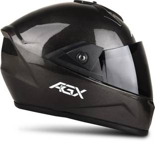FOROLY Agx Fighter ABS Material with Black PC visor Motorbike Helmet