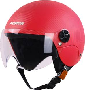 Steelbird SBH-16 Furor ISI Certified Open Face Helmet Motorbike Helmet