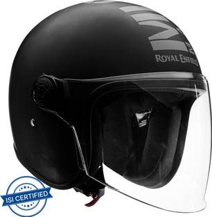 ROYAL ENFIELD Open Face MLG with Visor ISI Certified Motorbike Helmet