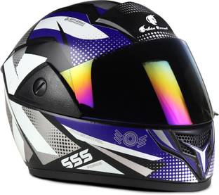 urban carrier ABS Material Full Face Rainbow Visor Helmet, UV Scratch Resistance Motorbike Helmet
