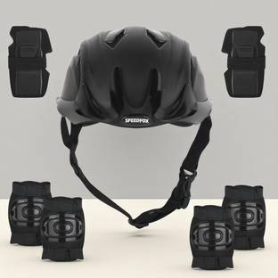 SPEEDFOX skating helmet safety kit for kids– Helmet, Knee Pads, Elbow Pads & Wrist Guards Skating Kit