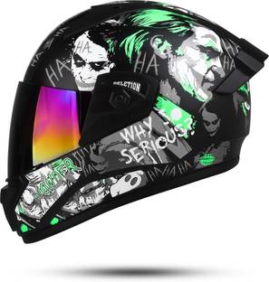 urban carrier ABS Material Full Face Rainbow Visor, UV Scratch Resistance Cricket Helmet