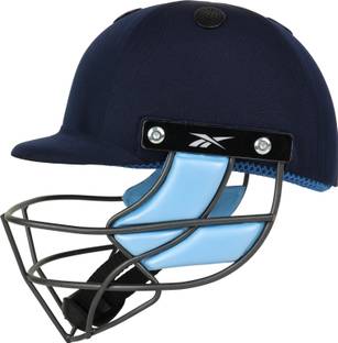 REEBOK Master Blaster (Fixed Steel Grill) L- Size, Lightweight Cricket Helmet