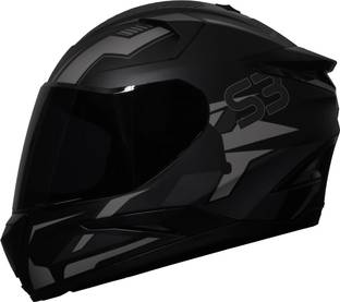 Steelbird SBH-17 Terminator Full Face Graphic Motorbike Helmet