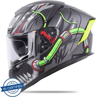 IGNYTE IGN-4 Trever ISI/DOT Certified Full Face Helmet Motorbike Helmet