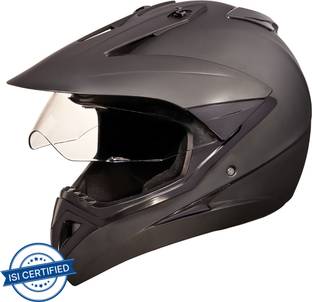 STUDDS MOTOCROSS PLAIN WITH VISOR OFF ROAD FULL FACE Motorsports Helmet