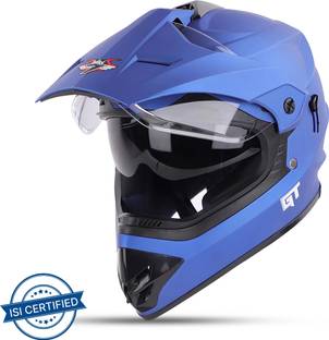Steelbird Off Road GT ISI Certified Motocross Helmet for Men with Inner Sun Shield Motorbike Helmet
