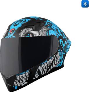 Steelbird SBA-20 Draco Bluetooth Full Face ISI Certified Helmet for Men Motorbike Helmet