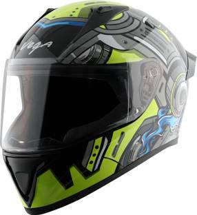 VEGA Bolt Superhero Motorbike Helmet