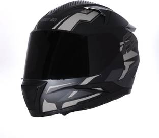 Steelbird SBH-17 Terminator Full Face Graphic Motorbike Helmet