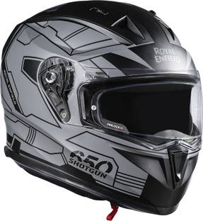 ROYAL ENFIELD Mettle Shotgun 650 Full Face ISI, DOT & ECE 22.06 Certified with Graphics Motorbike Helmet