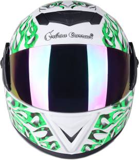 urban carrier ABS Ghost Rider Full Face Rainbow Visor Motorbike Helmet