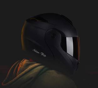 urban carrier ABS Material Flip Up Full Face Stylish Helmet with Rainbow Visor For Men Motorbike Helmet