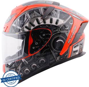 Steelbird SA-2 Terminator 2.0 Aerodynamic Full Face Helmet Motorbike Helmet