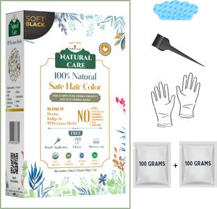 KOKILA 100% Natural Safe hair Color, Natural Black