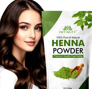 INTIMIFY Henna/Mehandi Powder for hair colour and Hair Growth