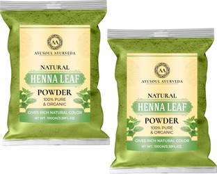 Ayusoul Ayurveda 100% Pure Natural & Organic Henna Leaf Powder For Hair Color & Hair Care