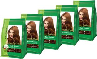 Prem Dulhan Hair Henna Natural Henna Based Hair Color |Natural Brown| -125gm (Pack of 5)