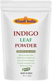 vedimatic Khadi 100% Organic Indigo Powder Henna Indigofera Tinctoria For Hair Care