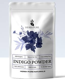 Herby Pure Natural Indigo Powder for Black Hair Color | High Quality & Pure Indigo