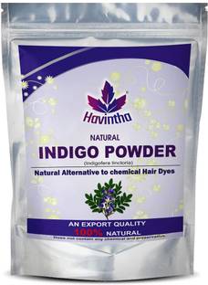 Havintha Natural Indigo Powder for Hair Color, Black/Brown Hair & Beard Natural Dye