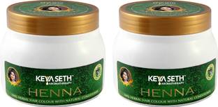 KEYA SETH AROMATHERAPY Henna Powder Herbal Hair Colour with Nature Conditioner for Silky & Shiny Hair