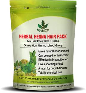 Havintha Natural Herbal Henna 11 Herbs Mix Hair ,