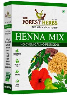 Forest Herbs 100% Pure & Natural Organic Henna Mix Powder Enriched with Exotic Herbs