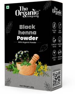 The Organic Company Black Henna For Hair Women | Black Hair Powder | Good for Hair Pack | Herbal