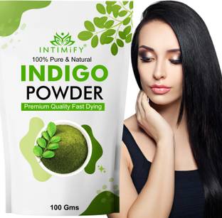 INTIMIFY Natural Indigo Powder for Hair Coloring | Pure & Chemical-Free