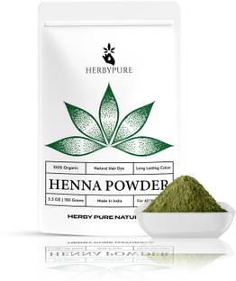 Herby Pure Organic Henna / Mehandi Powder for Hair Color | 100% Natural Micro-Fine Hair Dye
