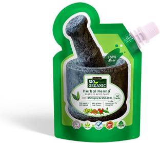 Indus Valley Herbal Henna with Bhringraj & Shikakai Paste