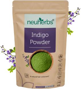 Neuherbs Indigo Powder for Hair, Black Color, 100% Natural with No Artificial Colour